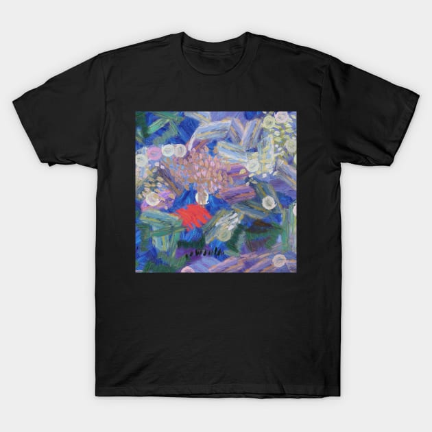 Colorful Abstract Digital Painting T-Shirt by jazzworldquest